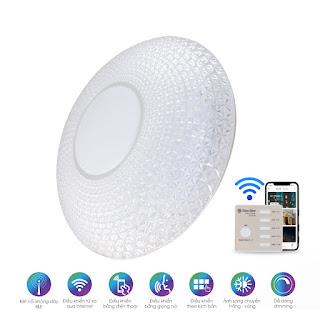 Đèn LED ốp trần đổi màu Bluetooth LN22.BLE 500/40W Rạng Đông SmartHome